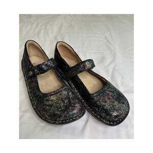 Alegria Shimmer Floral Mary Jane 41